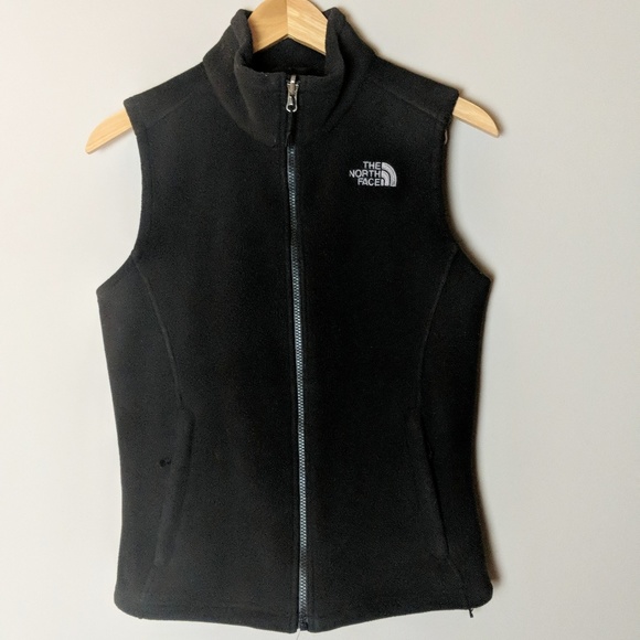 The North Face Jackets & Blazers - The North Face Black Fleece Zip Up Vest sz Small